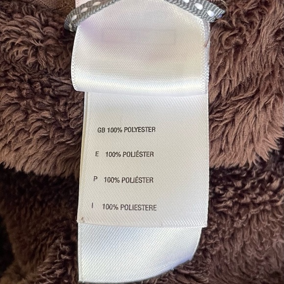 EUC. The North Face Brown Teddy Jacket/Pants Plush Outerwear - Picture 5 of 10